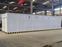 Réservoir de stockage de carburant mobile en acier au carbone à double paroi autoportant avec pompe – Conteneur de station-service diesel écologique