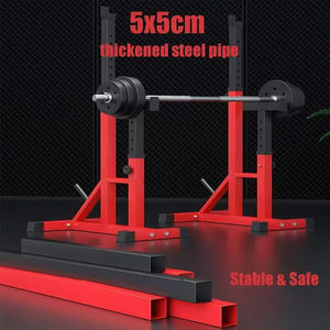 Équipement de musculation pour la maison AIchen, rack de squat réglable avec support pour haltères et rangement pour plaques - Product Image 2