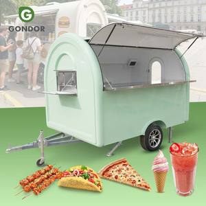 Carretto Mobile Portatile per Feste, Panetteria, Bibite, Cibo, Birra, Bar con Rubinetti, Rimorchio per Gelati, Negozio al Dettaglio - Product Image 1