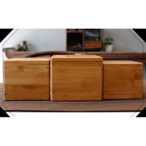 <b>Bamboo</b> Wooden Boxes Square Handmade Gift Packaging Craft Storage <b>Containers</b> - Product Image 4