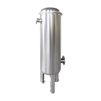 Industrial water treatment stainless steel liquid bag filter housing
