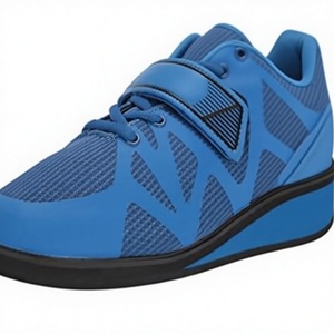 Venta al por mayor de fábrica, envío directo, botas de lucha libre para entrenamiento en el gimnasio, zapatos de boxeo para hombre, parte superior sintética, entresuela de EVA, suela de goma - Product Image 1