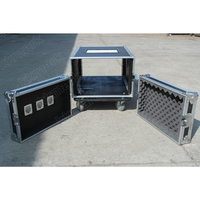 KKMARK 8U Space Amp Amplificateur Rack Mount Flight Road case ATA 19 ''Profondeur