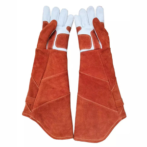 <span class=keywords><strong>Gant</strong></span> long en cuir jaune <span class=keywords><strong>anti</strong></span>-<span class=keywords><strong>morsure</strong></span> pour les oiseaux, les chiens, les serpents, les chats - Product Image 3