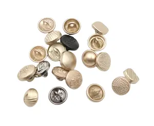 Özel moda vintage metal denim kot düğmeleri ve perçinler kot için 15mm 17mm 18mm 20mm