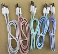 Cable de Carga 3 en 1 Económico de 12W 13 Fragrant PD 1M 5-Cell OD4.5 Tipo-C a Tipo-C para Transferencia de Datos y Carga Rápida de 3A/6A