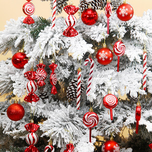 PLANTA DE PRIMAVERA Nuevos adornos navideños para dulces Decoraciones colgantes para árboles de Navidad Adorno para dulces - Product Image 2