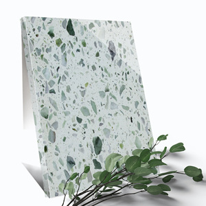 Azulejo <span class=keywords><strong>de</strong></span> <span class=keywords><strong>Terrazo</strong></span> Verde Antiguo <span class=keywords><strong>de</strong></span> 800x800 mm, Azulejos <span class=keywords><strong>de</strong></span> Porcelana Pulidos <span class=keywords><strong>de</strong></span> 20 mm, Estilo Moderno Sólido, Resistente a los Ácidos, para Habitaciones <span class=keywords><strong>de</strong></span> Hotel, Directo - Product Image 5