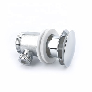 Modern Hotel Bathroom Chrome Finish Silver Wash Basin <strong>Drain</strong> <strong>Set</strong> with Pop-Up and Ball Lift <strong>Rod</strong> Easy Install 2-Year Warranty - Product Image 4
