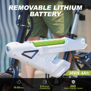 Vélo électrique <span class=keywords><strong>pliable</strong></span> de ville avec livraison <span class=keywords><strong>porte</strong></span>-à-<span class=keywords><strong>porte</strong></span>, batterie au lithium 36V, 250W, double frein à disque, longue autonomie - Product Image 5