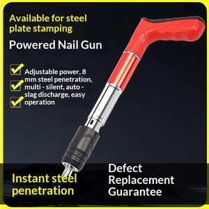 Pistolet à clous tout acier authentique, silencieux, pour décoration, agrafeuse fixe, outil de plafond, livraison rapide TikTok - Product Image 3