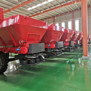 Toma de fuerza doble disco remolcable fertilizante esparcidor de tractor de agricultura siguió atv estiércol fertilizante esparcidor - Product Image 6