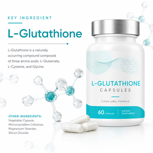 Complément de Collagène Éclat Liposomal Original Réduit au GSH 500mg et Vitamine C 30000, Capsules de L-Glutathion Personnalisées pour Adultes - Product Image 4