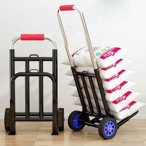 Pazar ve Süpermarket Gezileri için Çıkarılabilir Çantalı Katlanabilir El Arabası - Product Image 1