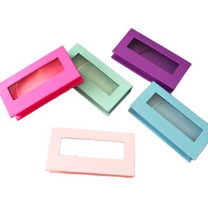 กล่องบรรจุภัณฑ์ขนตาแบบแม่เหล็กพิมพ์ลายตามสั่งเคลือบยูวีแบบนูน  รีไซเคิลได้ พร้อมเพิ่มโลโก้ของคุณเอง กล่องกระดาษแข็ง - Product Image 1