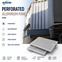 Façade Métallique Ventilée en Aluminium Découpé au Laser CNC à Motif Personnalisé pour Revêtement Mural Extérieur de Bâtiments, Villas et Centres Commerciaux