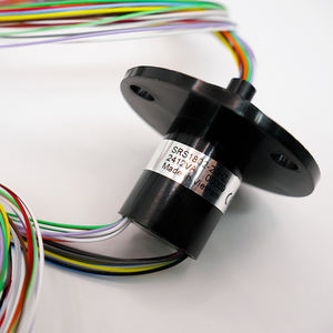 Mini bague de contact haute performance, 20 circuits, 2A, 18 mm de diamètre extérieur, capsule de contact à brosse, connecteur rotatif compact pour petits moteurs - Product Image 4