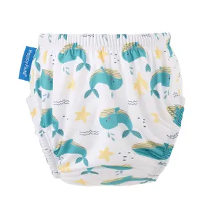 Happy Flute Baby Swim Pants Swimming Pants Washable Swimming Diapers Breathable Baby Underwear