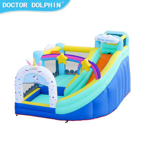 Castillo inflable de agua Moonwalk para niños, castillo hinchable de salto, nube, casa de rebote, Combo de fiesta con soplador - Product Image 5