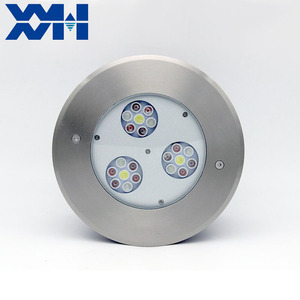 Lumière <span class=keywords><strong>LED</strong></span> encastrée au sol pour paysage, étanche IP68, en acier inoxydable, RGB blanc chaud, 12V, dimmable - Product Image 4