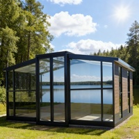 Maison pliable préfabriquée de 20 pieds maison modulaire minuscule conception extensible systèmes électriques de plomberie complets prêts à l'emploi