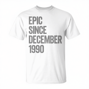 T-shirt style vintage pour le 35e anniversaire, Epic Since December 1990 - Product Image 2