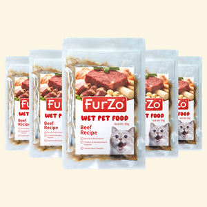 <span class=keywords><strong>อาหาร</strong></span>แมวแบบเปียกปรุงรสพิเศษ 90 กรัม ผสมเนื้อวัว เนื้อไก่ เนื้อนกพิราบ และเนื้อเป็ด ขนมแมวที่มีคุณค่าทางโภชนาการ - Product Image 5