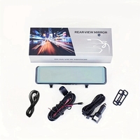 Caméra de tableau de bord 4K 12 pouces avec écran miroir, CarPlay sans fil, Android Auto, ADAS, WiFi 5G, GPS, FM, caméra de recul, enregistreur, AUX