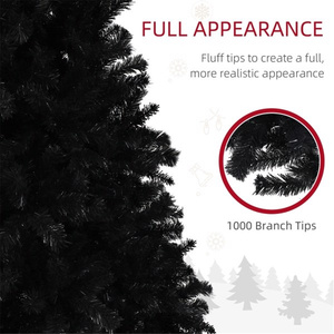 Sapin de Noël artificiel DB de 1,80 m, pré-éclairé, aiguilles de pin, support métallique, lumières LED chaudes, décoration intérieure pour les fêtes - Product Image 5