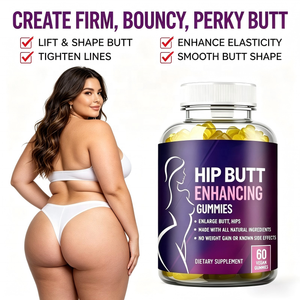 Gummies Halal certifiées GMP de notre propre marque, à haute teneur en herbes naturelles, pour le rehaussement, le repulpage et le raffermissement des fesses et des hanches, pour adultes. - Product Image 2