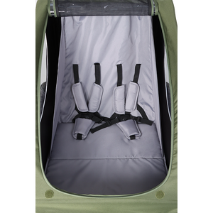 Remolque Plegable para Mascotas Morething Modelo 785B, de Acero Inoxidable, con Rueda Trasera de Aire de 16 Pulgadas para Bicicleta, Capacidad de Carga Máxima de 60 kg - Product Image 4