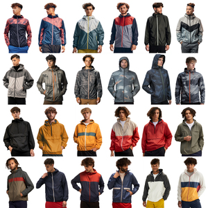 Logo personnalisé coupe-vent léger imperméable à l'eau imprimé fermeture éclair complète Streetwear camouflage camping veste coupe-vent - Product Image 2