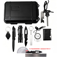 Kit de survie, équipement et fournitures de survie, trousse de premiers soins, sac bandoulière, kit d'urgence avec tente, sac de survie, cadeaux pour hommes et femmes