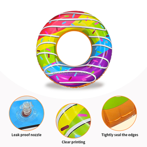 Joyee <span class=keywords><strong>2025</strong></span> mới phát triển đầy màu sắc <span class=keywords><strong>Inflatable</strong></span> bơi vòng PVC Hồ bơi bơm hơi ống Float cho người lớn và trẻ em bên hồ bơi - Product Image 2