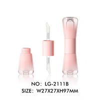 Nouveau tube de brillant à lèvres conique double embout vide, emballage cosmétique pour gloss et baume à lèvres