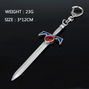 Collana con Ciondolo Spada Anime <span class=keywords><strong>Thundercats</strong></span>, Portachiavi in Metallo con Logo Leone, Gioielli da Uomo, Portachiavi del Film, Chaveiro - Product Image 4