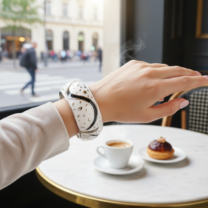 Gold Plated Black Enamel Hinged <b>Bangles</b> <b>Bracelets</b> Fashionable Hinged <b>Bracelets</b> with Black Enamel Gold Plating - Product Image 3