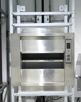 Nouvelle machine de transfert de nourriture pour hôtel, restaurant, cantine, cuisine, type traction, levage automatique, modèle BKLY-300