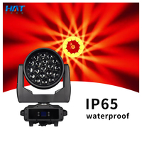 Projecteurs LED HAT 19x40W Bee Eye Zoom à tête mobile, étanches IP65 RGBW 4-en-1, contrôle DMX512, lumière du jour 6000K, dimmables