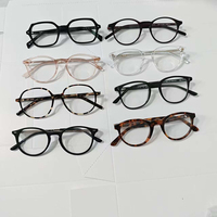 En stock – Monture de lunettes optiques carrées rétro en acétate, plusieurs couleurs, monture complète, pour hommes, vente en gros