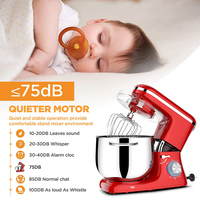 Batteur sur socle électrique 3-en-1 de 7 L avec fonction de fermentation pour pâtisseries