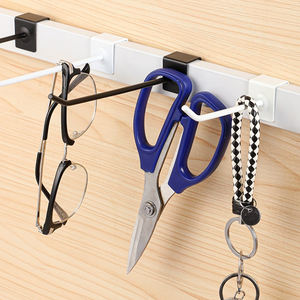 EWANG Supermarket Metal Pegboard Hooks Double Price Tag Square Tube Crossbar <b>Display</b> Hook - Product Image 3