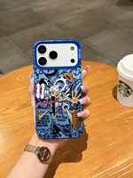 Coque transparente en TPU à motif de poisson rouge sur fond vert, étui de téléphone souple style aquarelle mignon pour iPhone 17 16 15 14 13 Pro Max