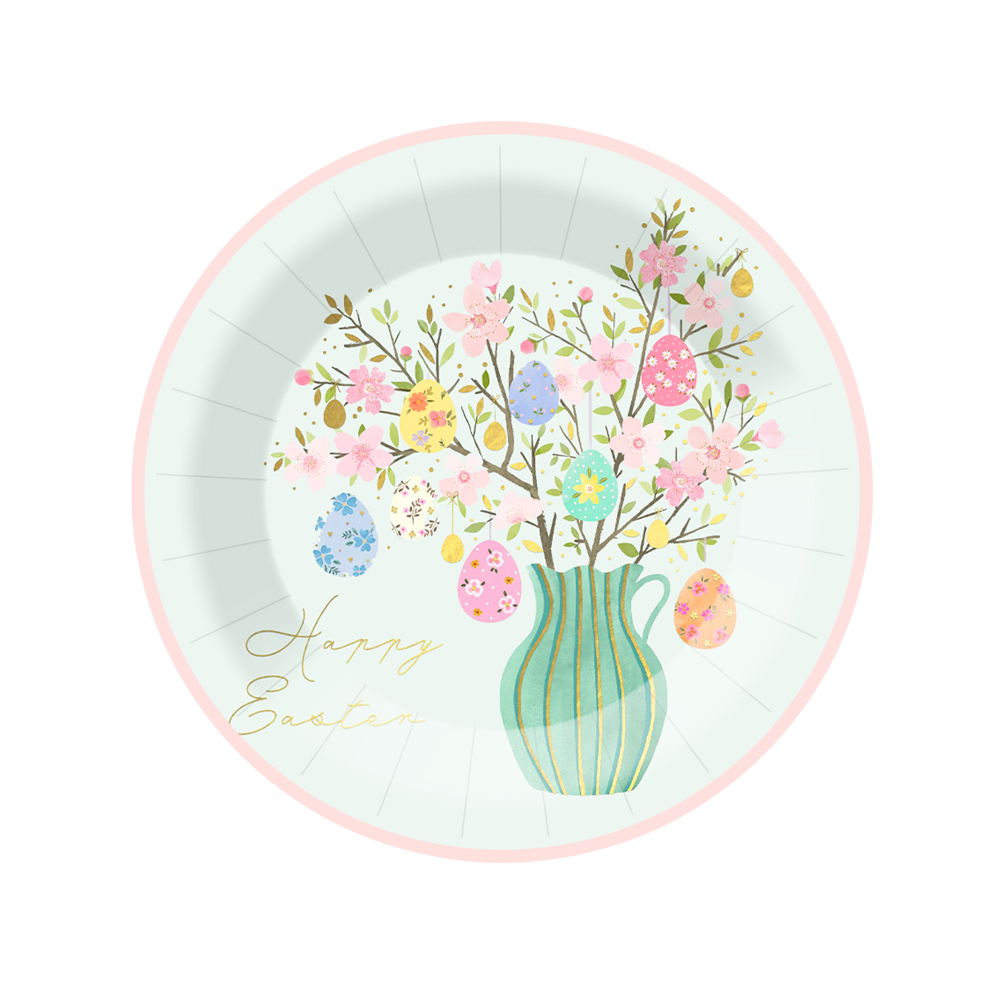 9inch paper plate*8pcs
