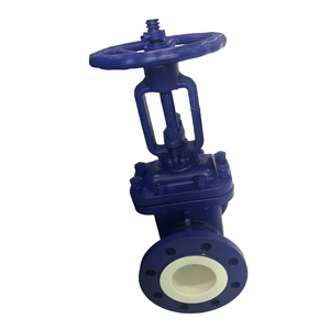 Hot Selling Origina 1/2-14 Inch Fluorin-lined Gate Valve Customized Casting Steel PTFE <b>Sealed</b> Manual for Acid Media Normal Tempe - Product Image 4