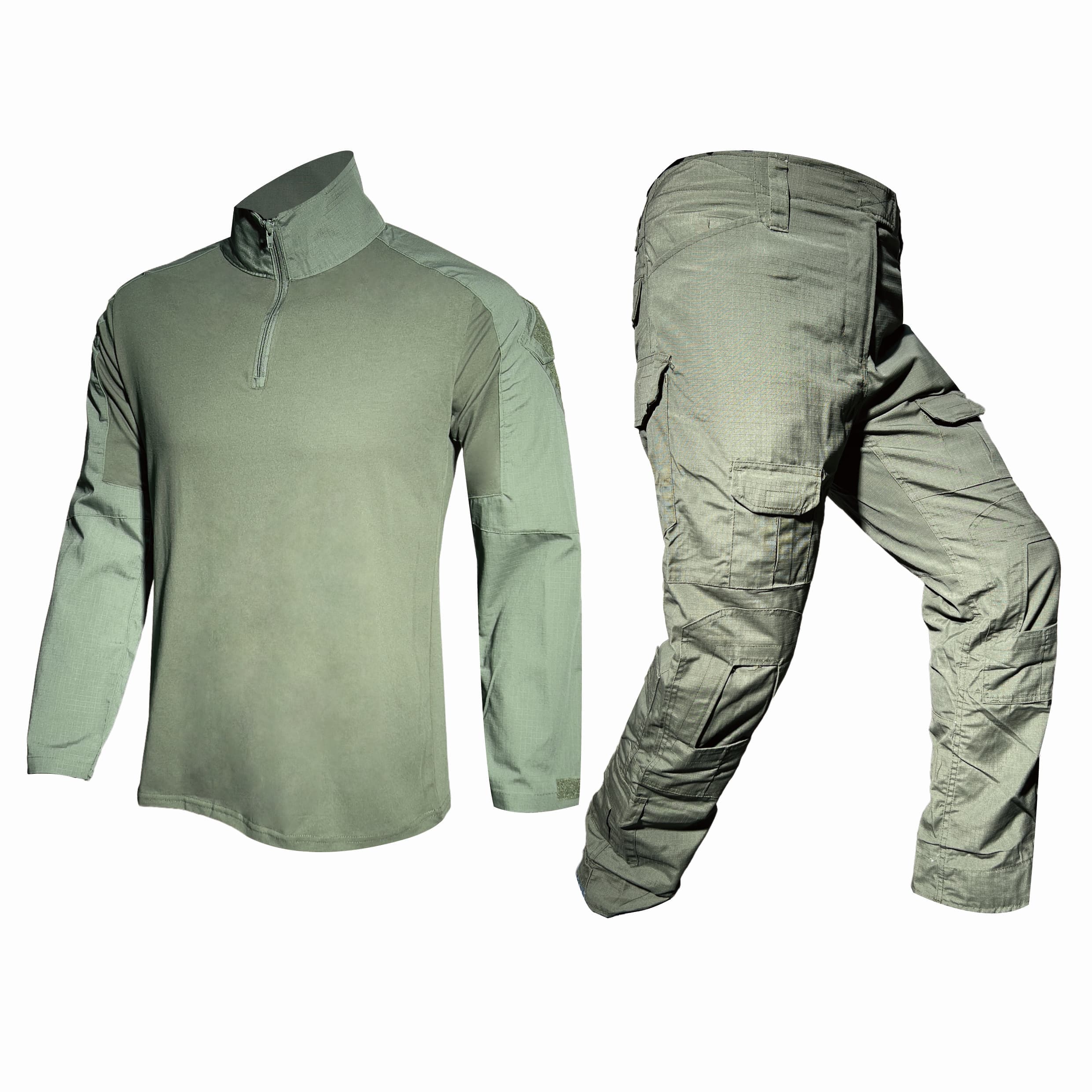 G2 Factory Wholesale Frog Suit T/C 65% Polyester 35% Cotton Ripstop Tactical Uniform Set Personal Defense Equipment