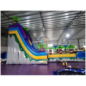 Toboggan aquatique gonflable tropical géant sur mesure <span class=keywords><strong>de</strong></span> 49 pieds, qualité commerciale, pour parcs aquatiques et locations en extérieur - Product Image 2