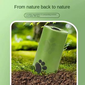 Afbreekbare poepzakjes voor katten en honden, wegwerpbaar milieuvriendelijk afvalzakje, verdikt, OEM/ODM levering - Product Image 3