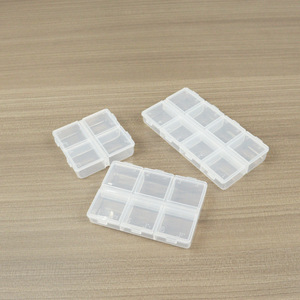 Transparent Plastic Storage Box With Compartments For Jewelry Nail Art And Fishing Gear Organization Desktop Organizer - Product Image 3