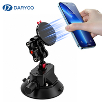 Supporto per telefono con ventosa, supporto ultra-stabile per riprese vlog, rotazione a 360° per tetto in vetro, finestrino dell'auto, per smartphone